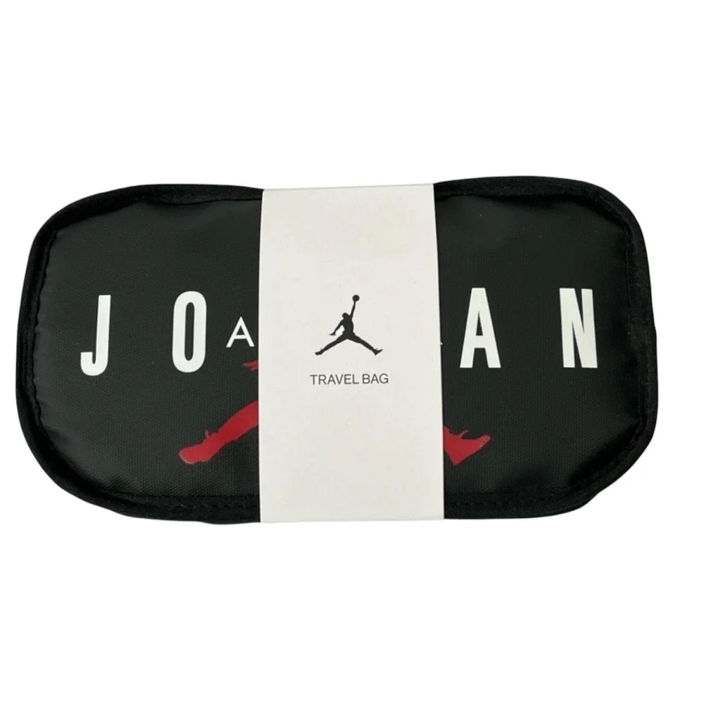 Jordan Travel Bag Black Jumpman Zip Organizer Pouch NWT